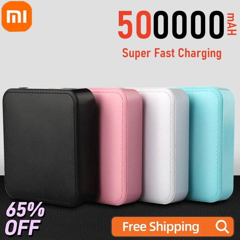 Xiaomi 50000mAh Power Bank High Capacity Super Fast Charging Powerbank Portable Battery Charger For iPhone Samsung Huawei