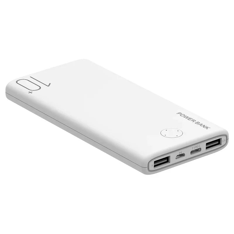 10000mAh Power Bank Ultra-thin Portable Charger For iPhone 14 13 12 8 Xiaomi Samsung Huawei External Battery 10000 mAh PowerBank