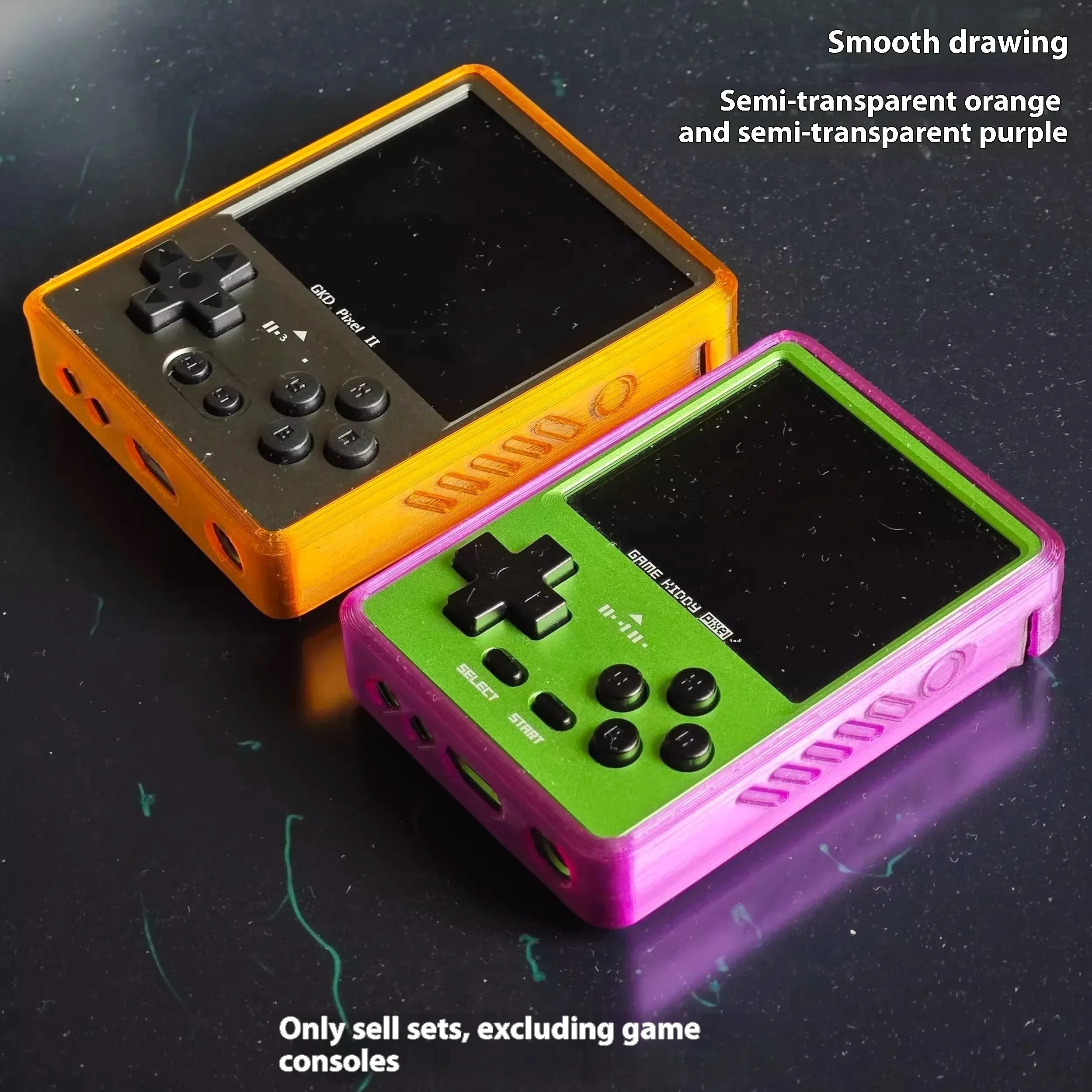 Gkd Pixel 2 Game Console Protective Cases For Gkd Pixel 2 TPU Handheld Soft Cover Anti-scratch Gamer Accessories Custom Gifts
