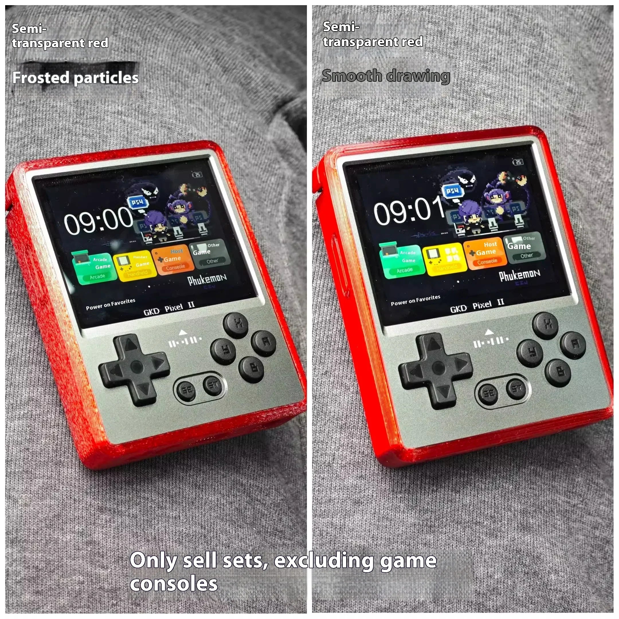 Gkd Pixel 2 Game Console Protective Cases For Gkd Pixel 2 TPU Handheld Soft Cover Anti-scratch Gamer Accessories Custom Gifts