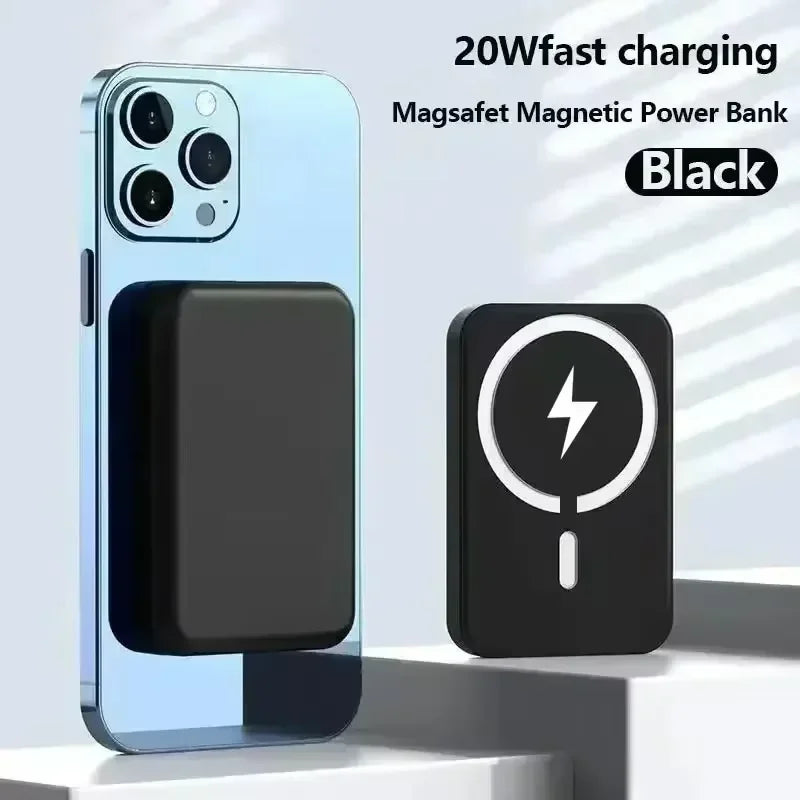 New Magnetic Wireless Portable Power Bank Magsafe External Battery Charger Cases Fast Charging for iPhone Series Samsung Xiaomi