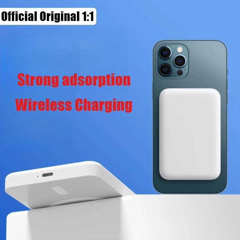 New Magnetic Wireless Portable Power Bank Magsafe External Battery Charger Cases Fast Charging for iPhone Series Samsung Xiaomi