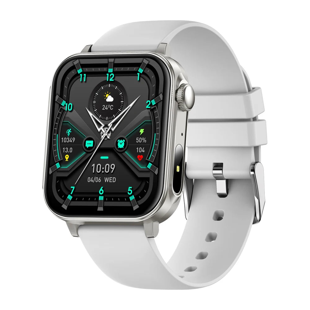 COLMI P80 Type-c Smartwatch Men Women Health Manager Bluetooth Call IP67 Waterproof Flashlight Smart Watch For Xiaomi iOS Phone