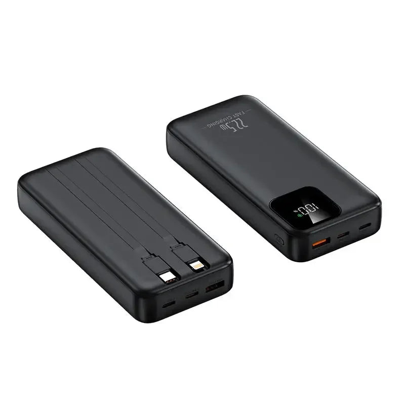 New 20000mAh Power Bank Portable External Battery 22.5W Fast Charging Portable Charger for IPhone Xiaomi Redmi Poco Powerbank