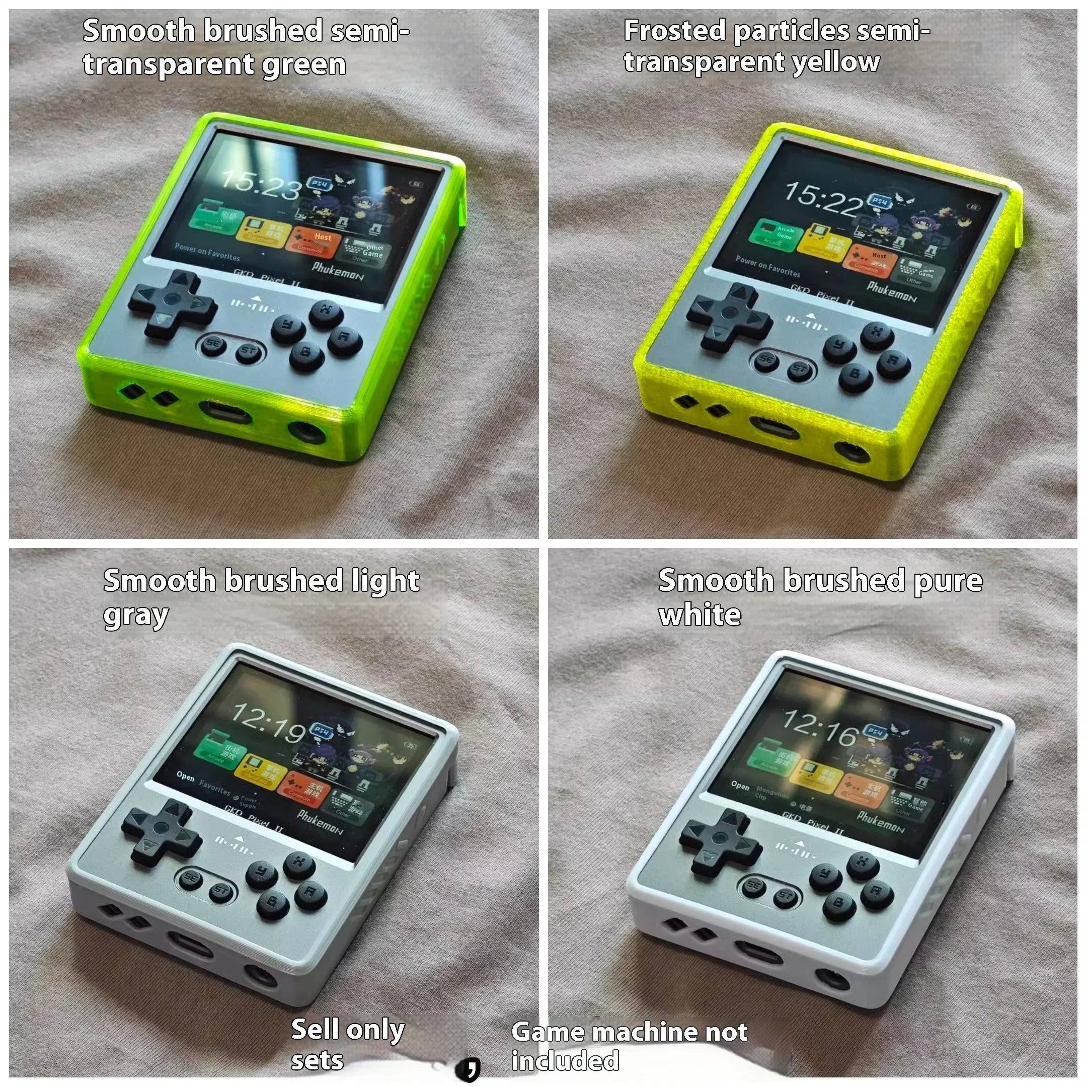 Gkd Pixel 2 Game Console Protective Cases For Gkd Pixel 2 TPU Handheld Soft Cover Anti-scratch Gamer Accessories Custom Gifts