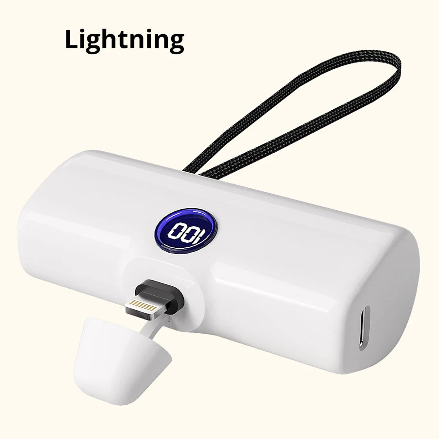 Liboer Fast Charging Portable Power Bank LED Display Mobile External Battery for iPhone Samsung Xiaomi OPPO Compact Powerbank