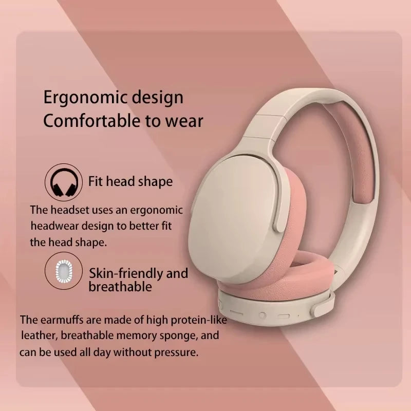Xiaomi P2961 Wireless Headphones Bluetooth 5.3 Earphone Foldable HIFI Stereo Heavy Bass Headset Long Endurance Earbuds With Mic