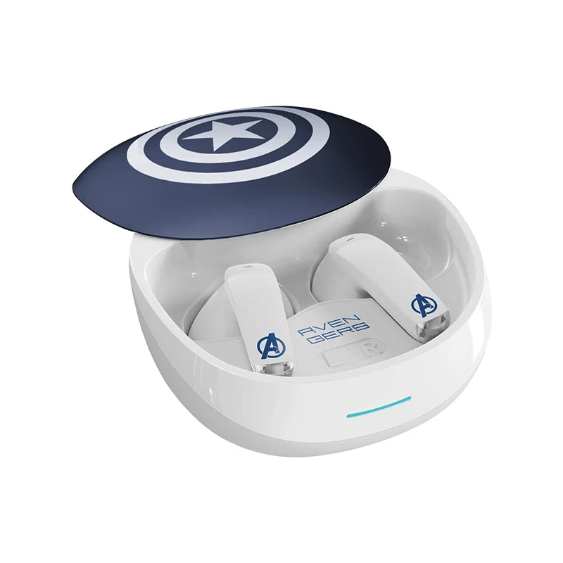Disney TWS Wireless Bluetooth Headset Waterproof Noise Cancelling LED Earbuds with Mic Wireless Headphones Bluetooth Earphones