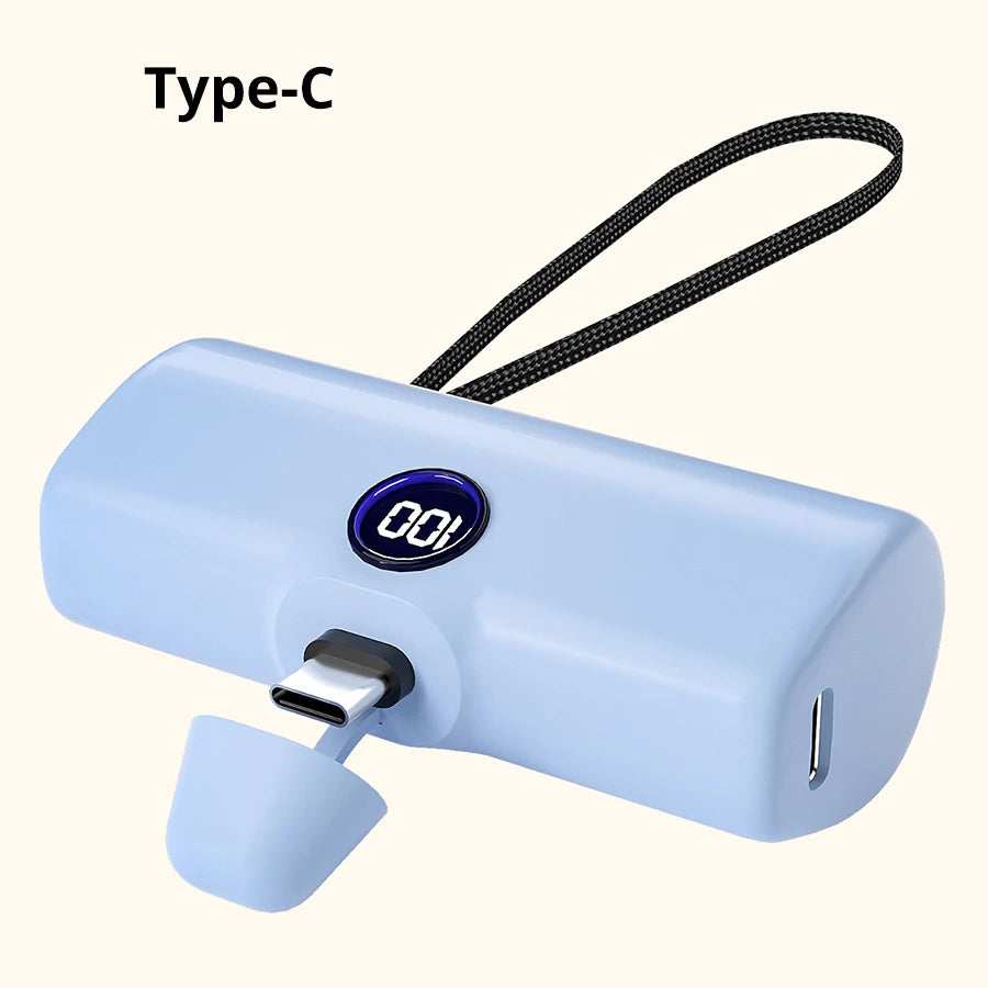 Liboer Fast Charging Portable Power Bank LED Display Mobile External Battery for iPhone Samsung Xiaomi OPPO Compact Powerbank