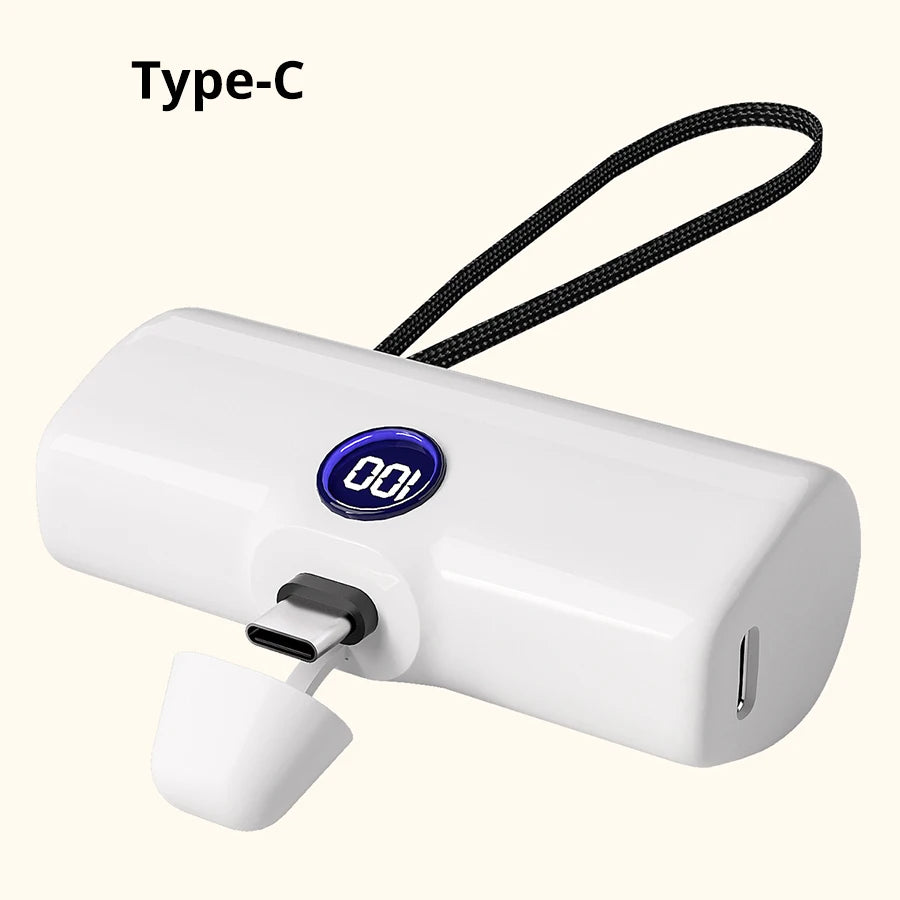 Liboer Fast Charging Portable Power Bank LED Display Mobile External Battery for iPhone Samsung Xiaomi OPPO Compact Powerbank