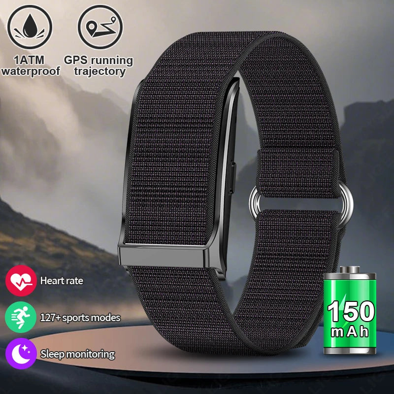 LIGE No Screen Smart Watch Men's Sports Outdoors Fitness Heart Rate Monitor 1ATM Waterproof New Smartwatch For Andrio IOS 2025