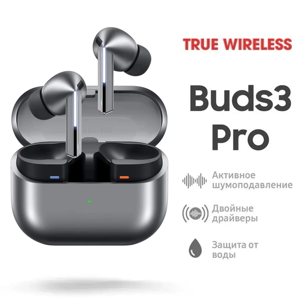 Buds3 Pro Bluetooth Earbuds With Charging , Noise Cancelling, Wireless, Long Battery Life, Comfortable Fit, Waterproof