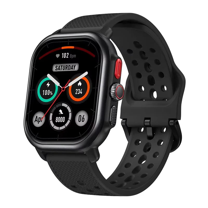 Bluetooth-compatible Smartwatch Answer/Make Calls 2.15in AMOLED Display Fitness Watch Built-in GPS & Route Import for Women Men