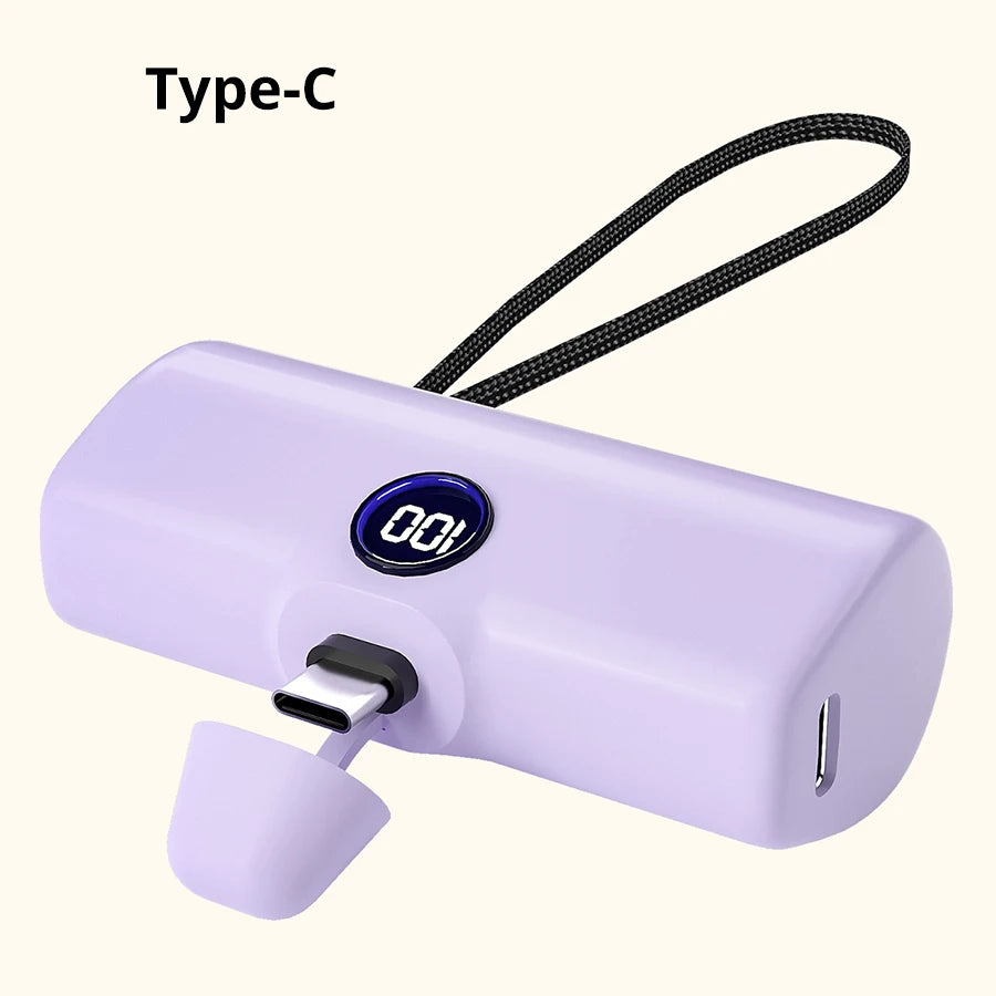 Liboer Fast Charging Portable Power Bank LED Display Mobile External Battery for iPhone Samsung Xiaomi OPPO Compact Powerbank