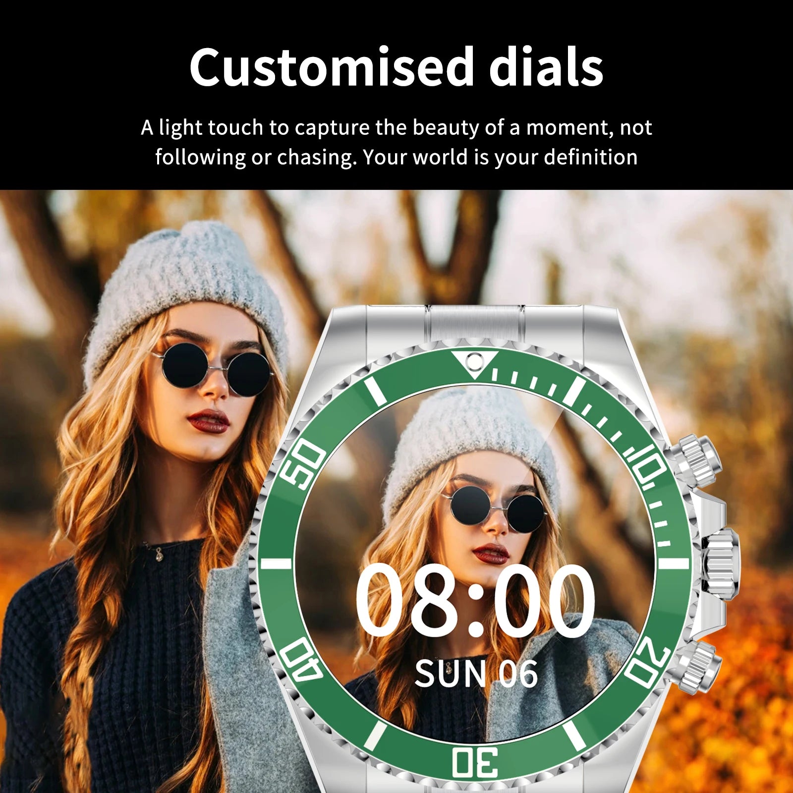 Luxury Smart Watch Man High-End Android Fitness Tracker Aiweile Aw12 Sport Business Bluetooth Call For Huawei IOS Smart Clock