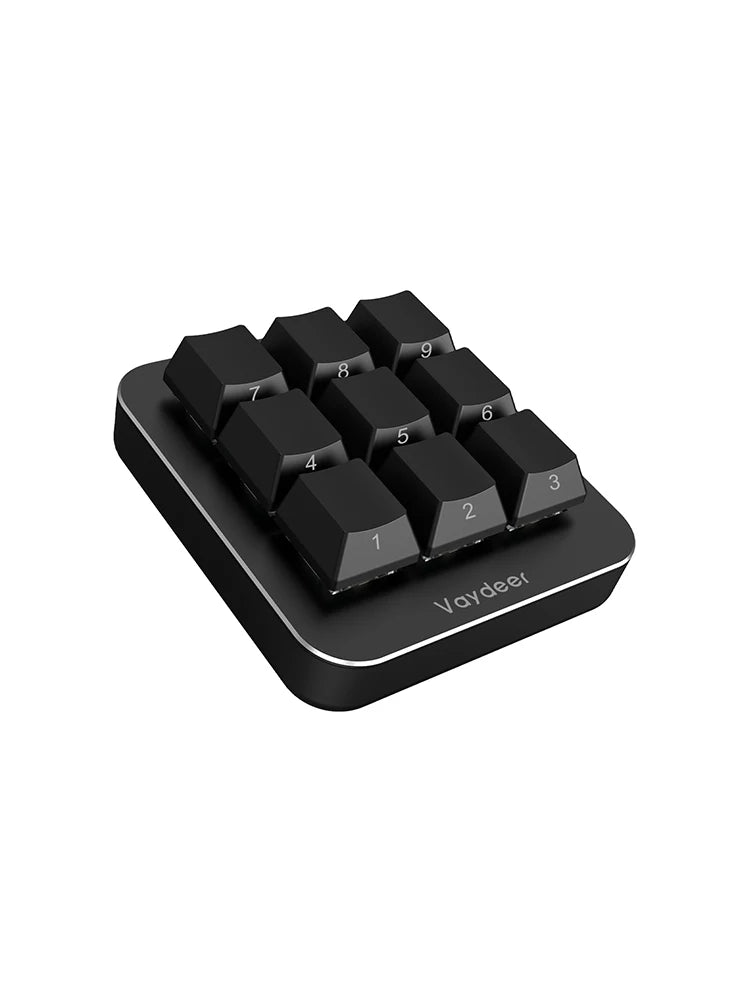 Multifunctional Keyboard with 9 Fully Programmable Keys Macro Setting for Graphic Design Edite & Gaming OSU / Pen Tablet Display