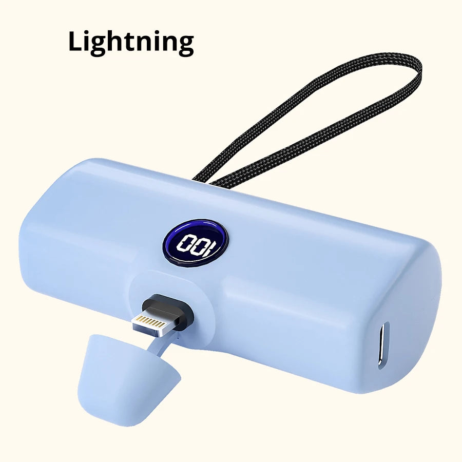 Liboer Fast Charging Portable Power Bank LED Display Mobile External Battery for iPhone Samsung Xiaomi OPPO Compact Powerbank