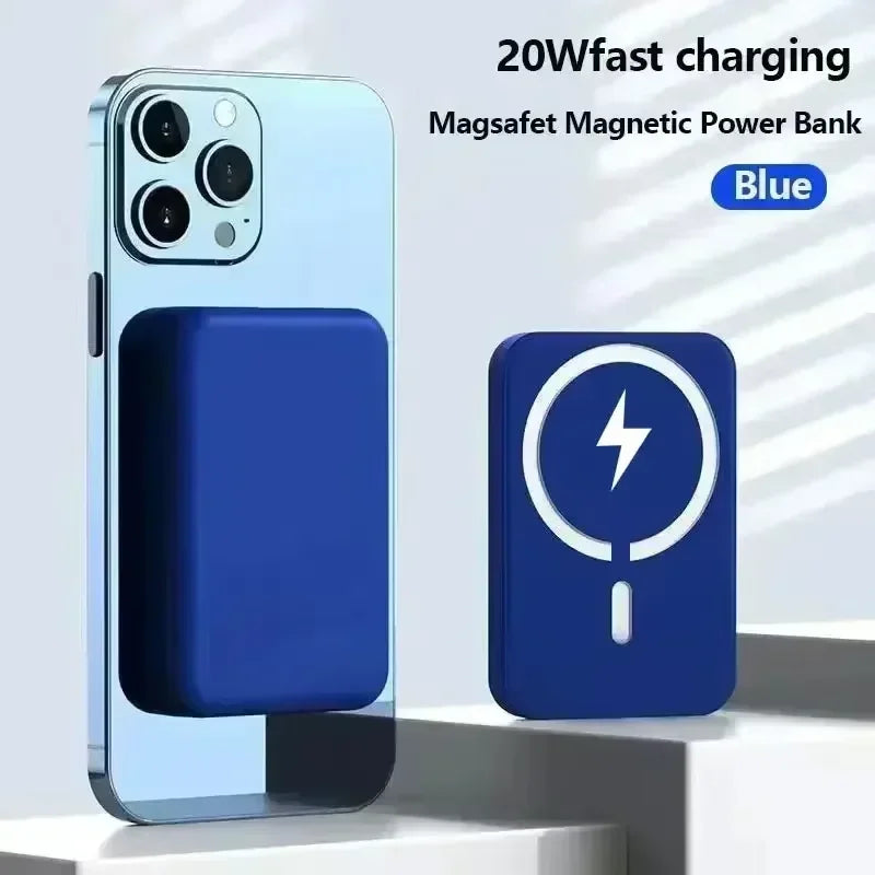 New Magnetic Wireless Portable Power Bank Magsafe External Battery Charger Cases Fast Charging for iPhone Series Samsung Xiaomi