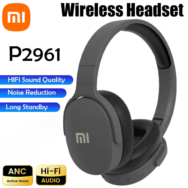 Xiaomi P2961 Wireless Headphones Bluetooth 5.3 Earphone Foldable HIFI Stereo Heavy Bass Headset Long Endurance Earbuds With Mic