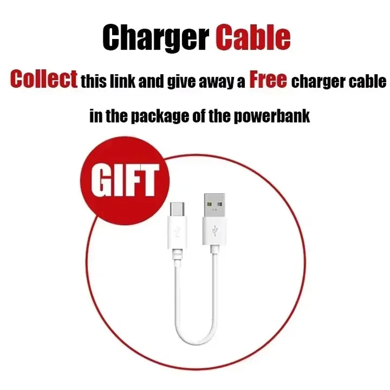 Xiaomi 50000mAh Power Bank High Capacity Super Fast Charging Powerbank Portable Battery Charger For iPhone Samsung Huawei