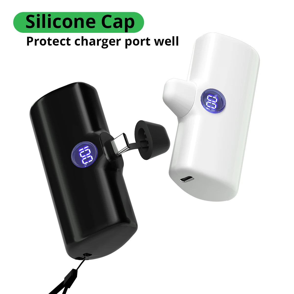 Liboer Fast Charging Portable Power Bank LED Display Mobile External Battery for iPhone Samsung Xiaomi OPPO Compact Powerbank